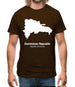 Dominican Republic Silhouette Mens T-Shirt