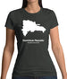 Dominican Republic Silhouette Womens T-Shirt
