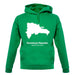 Dominican Republic Silhouette unisex hoodie