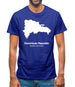 Dominican Republic Silhouette Mens T-Shirt