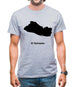 El Salvador Silhouette Mens T-Shirt