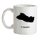 El Salvador Silhouette Ceramic Mug