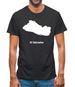 El Salvador Silhouette Mens T-Shirt