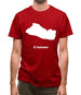 El Salvador Silhouette Mens T-Shirt