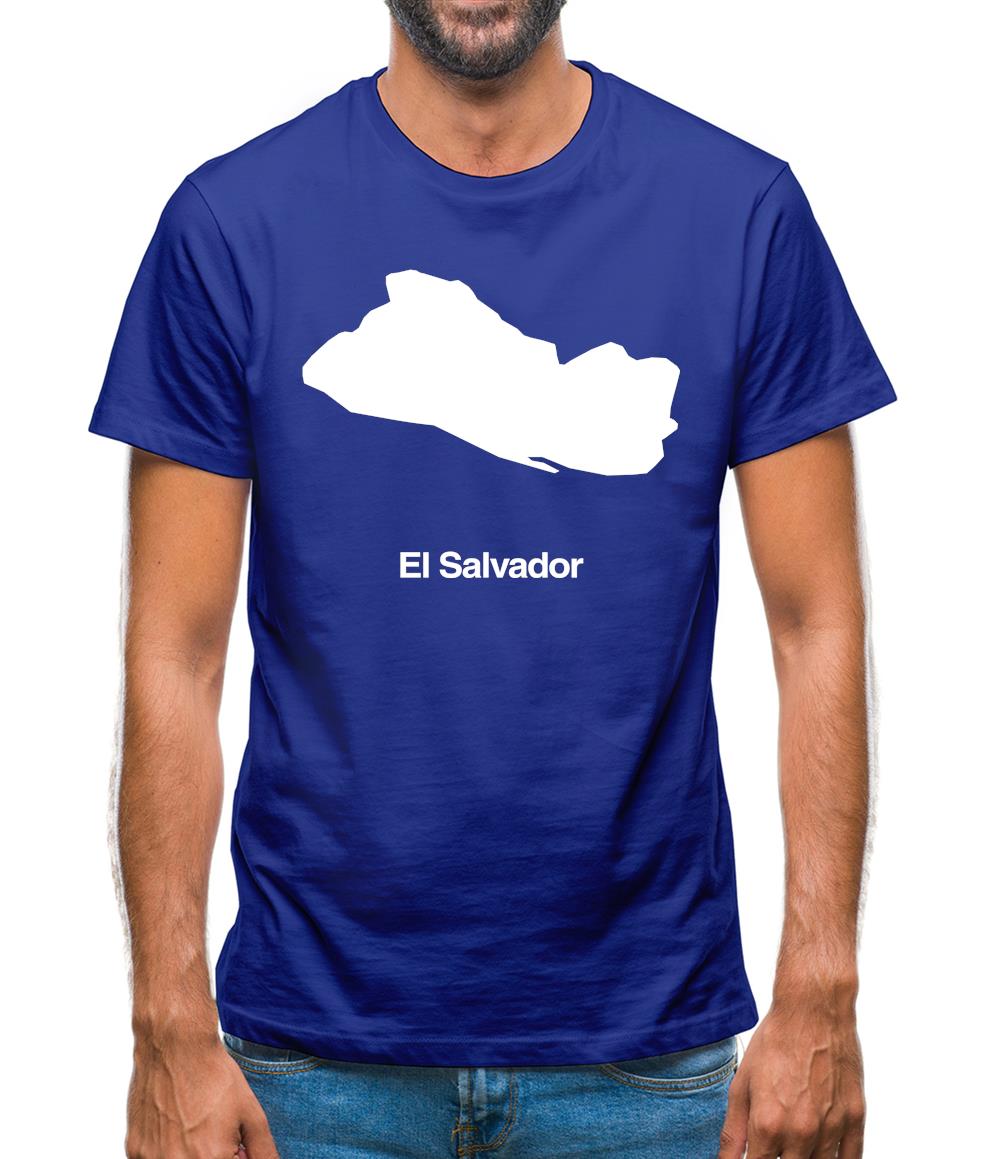 El Salvador Silhouette Mens T-Shirt