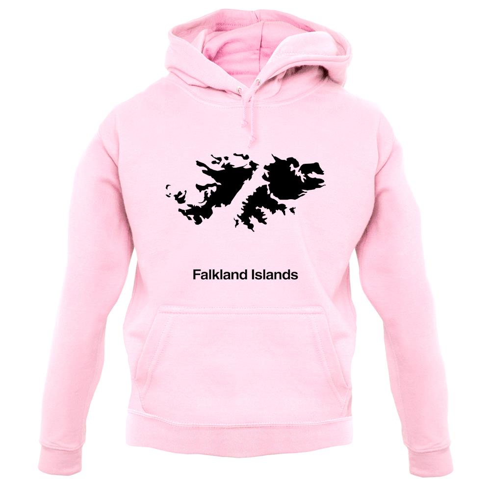 Falkland Islands Silhouette unisex hoodie