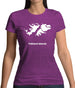 Falkland Islands Silhouette Womens T-Shirt