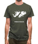 Falkland Islands Silhouette Mens T-Shirt