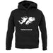 Falkland Islands Silhouette unisex hoodie