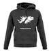 Falkland Islands Silhouette unisex hoodie