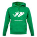 Falkland Islands Silhouette unisex hoodie