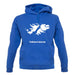 Falkland Islands Silhouette unisex hoodie