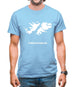 Falkland Islands Silhouette Mens T-Shirt