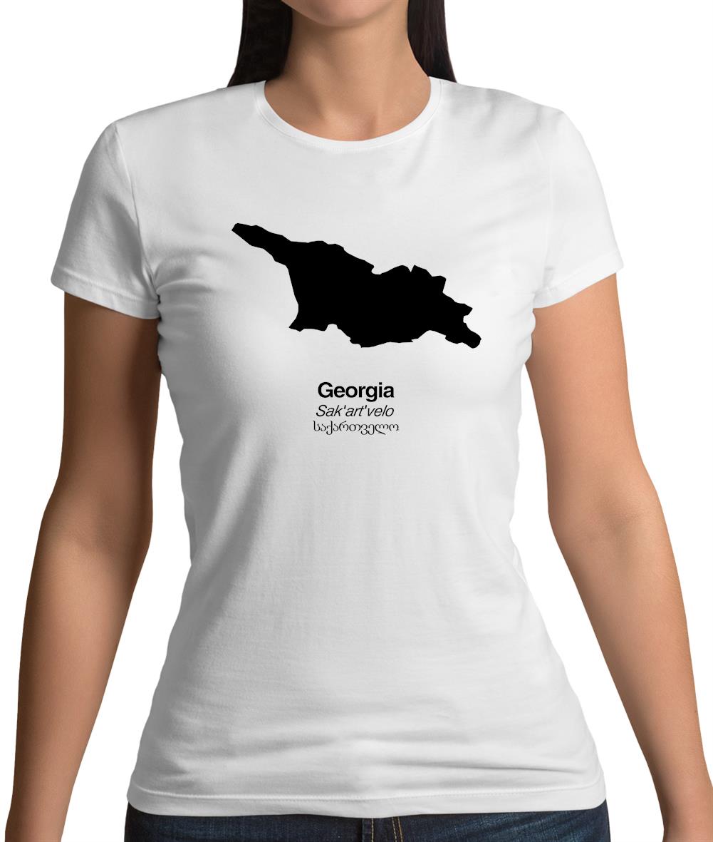 Georgia Silhouette Womens T-Shirt