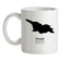 Georgia Silhouette Ceramic Mug