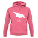 Georgia Silhouette unisex hoodie