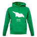 Georgia Silhouette unisex hoodie