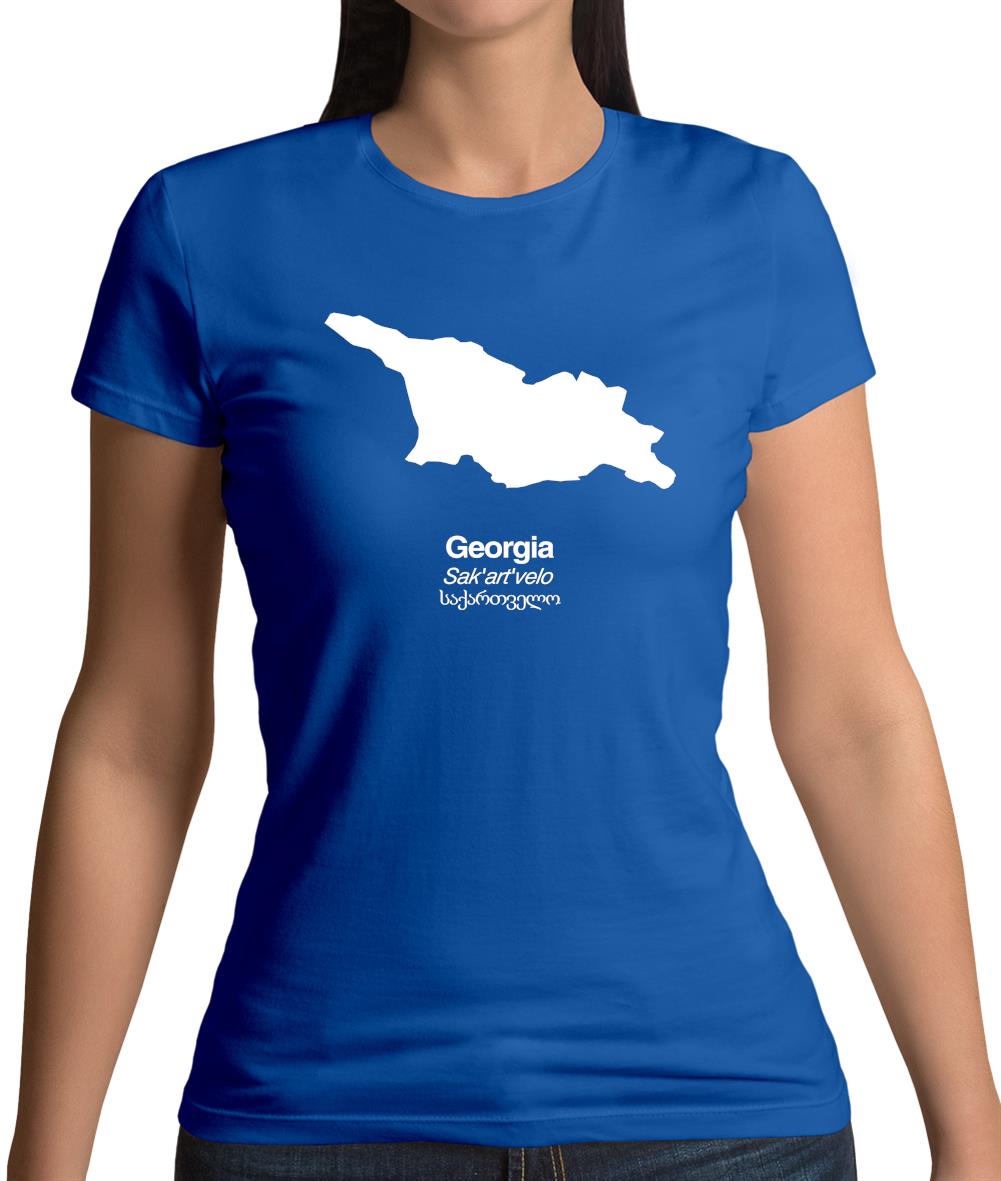 Georgia Silhouette Womens T-Shirt