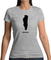 Gibraltar Silhouette Womens T-Shirt