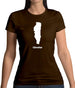 Gibraltar Silhouette Womens T-Shirt