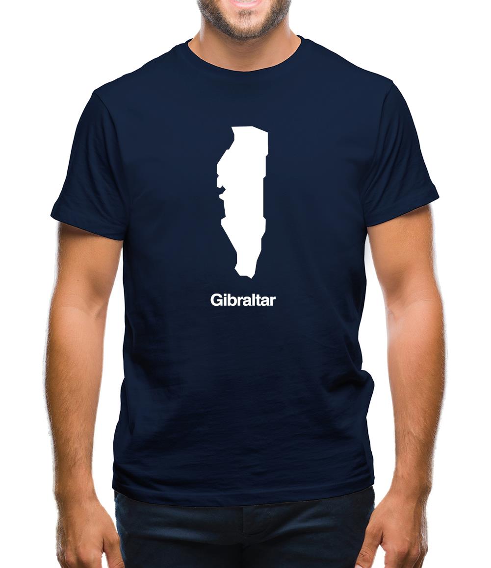 Gibraltar Silhouette Mens T-Shirt