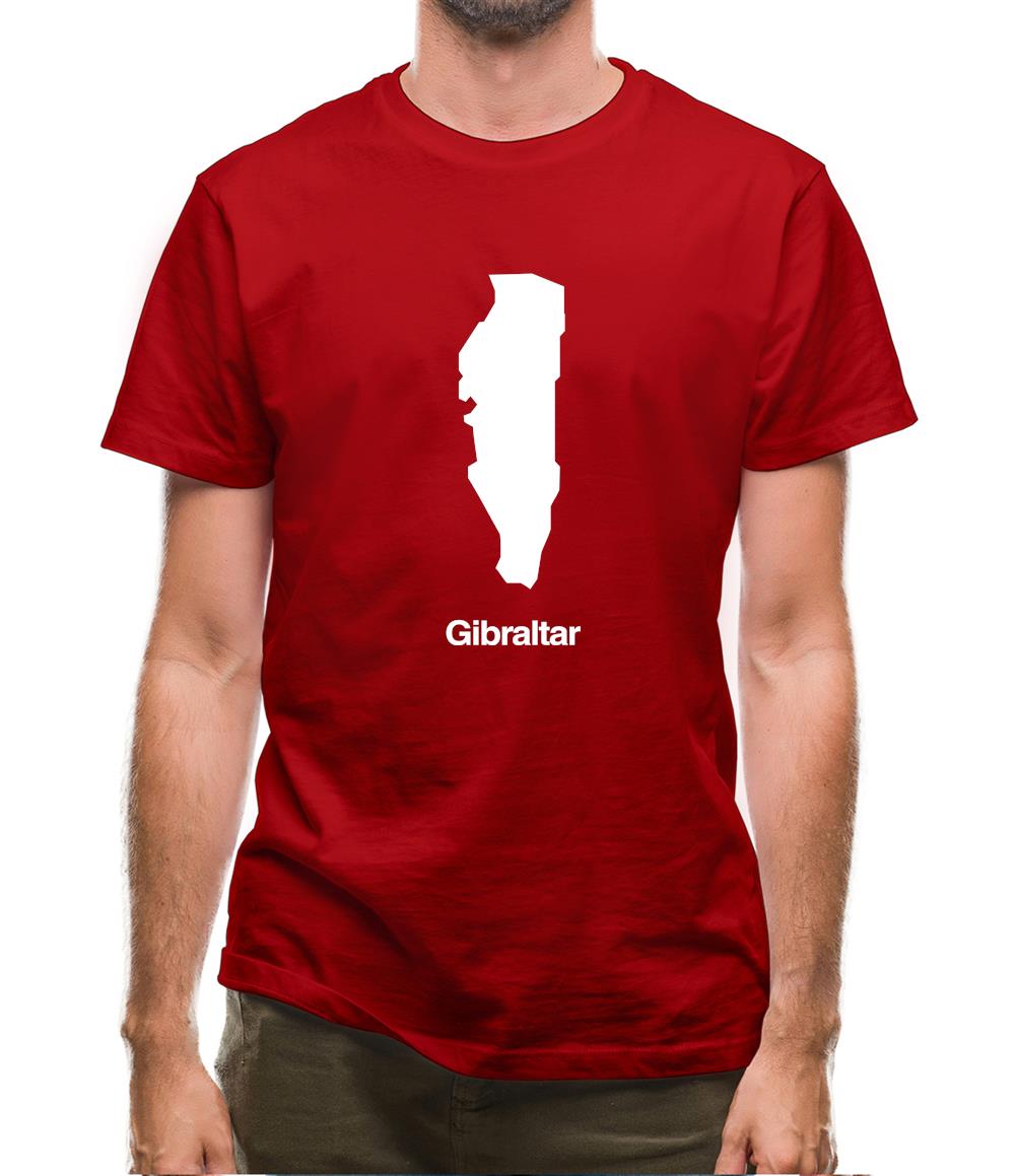 Gibraltar Silhouette Mens T-Shirt