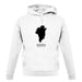 Greenland Silhouette unisex hoodie