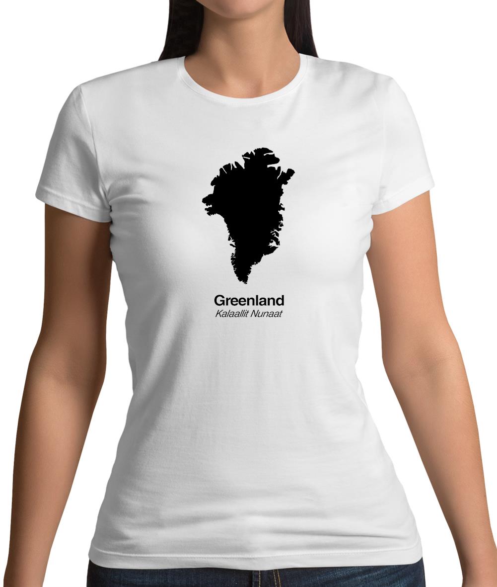Greenland Silhouette Womens T-Shirt