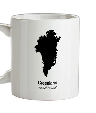 Greenland Silhouette Ceramic Mug