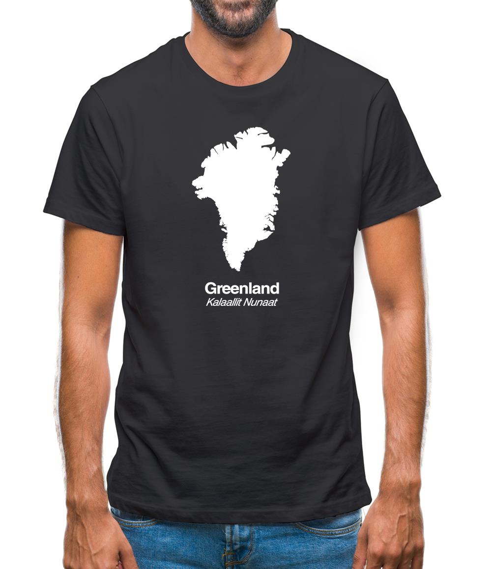 Greenland Silhouette Mens T-Shirt
