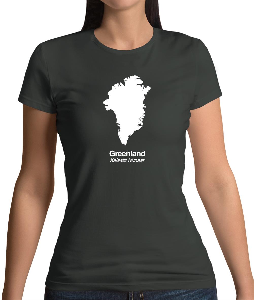 Greenland Silhouette Womens T-Shirt