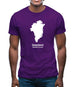 Greenland Silhouette Mens T-Shirt
