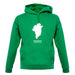 Greenland Silhouette unisex hoodie
