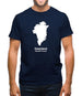 Greenland Silhouette Mens T-Shirt