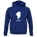 Greenland Silhouette unisex hoodie