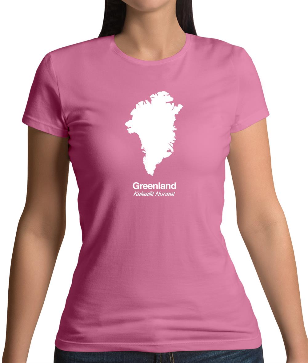 Greenland Silhouette Womens T-Shirt