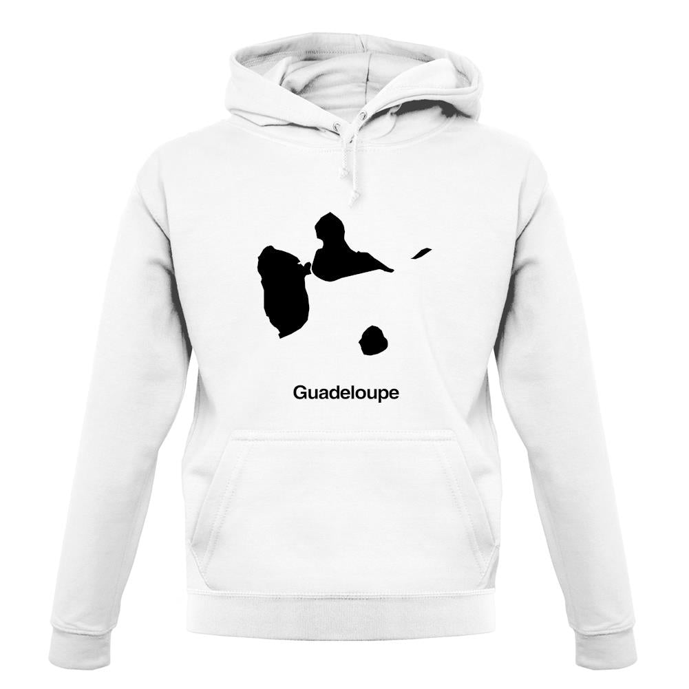 Guadeloupe Silhouette unisex hoodie