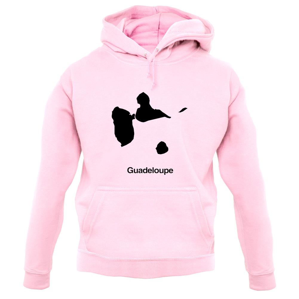 Guadeloupe Silhouette unisex hoodie