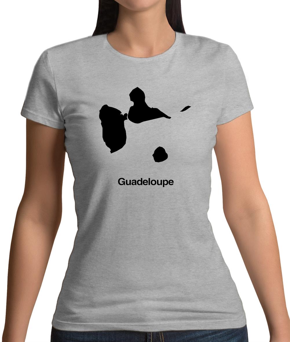 Guadeloupe Silhouette Womens T-Shirt