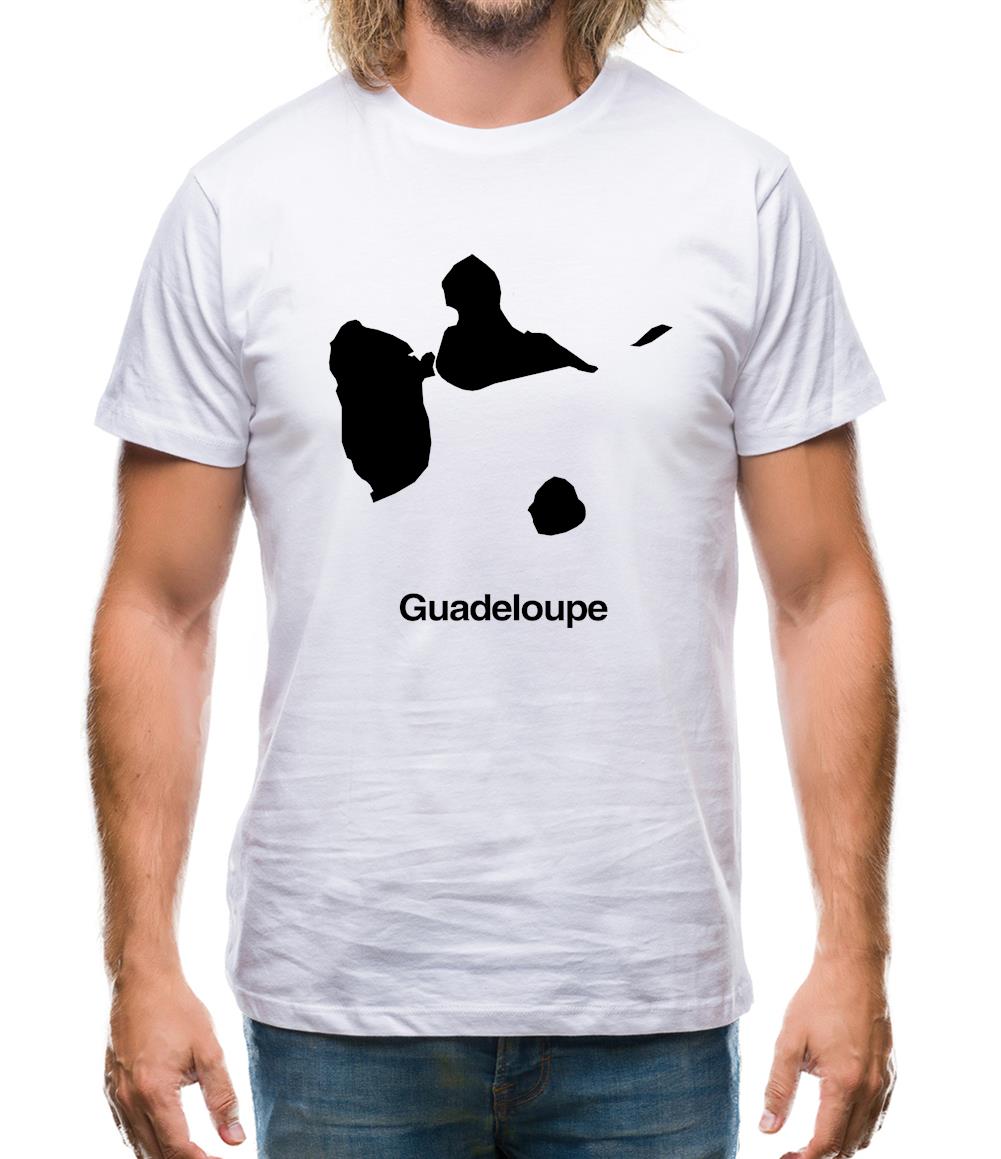 Guadeloupe Silhouette Mens T-Shirt