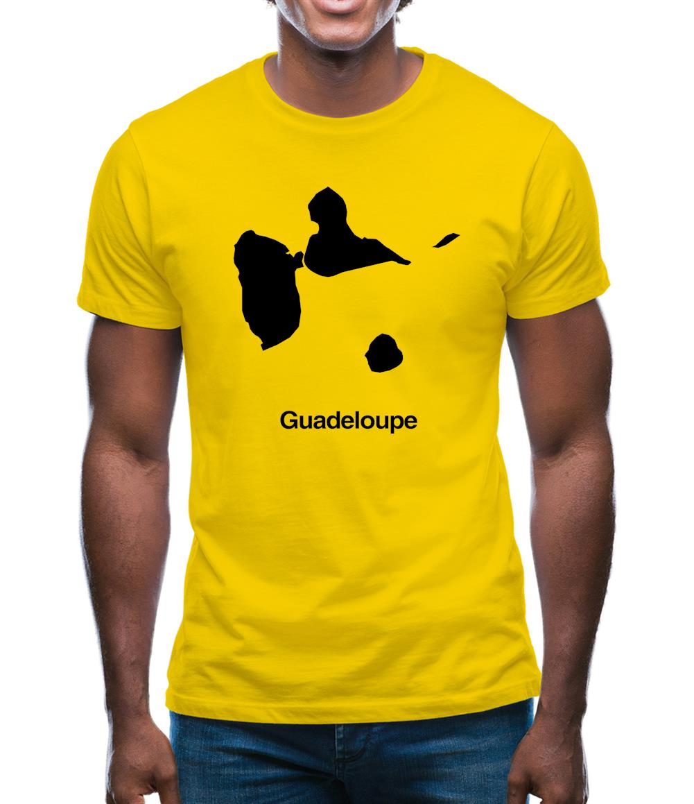 Guadeloupe Silhouette Mens T-Shirt