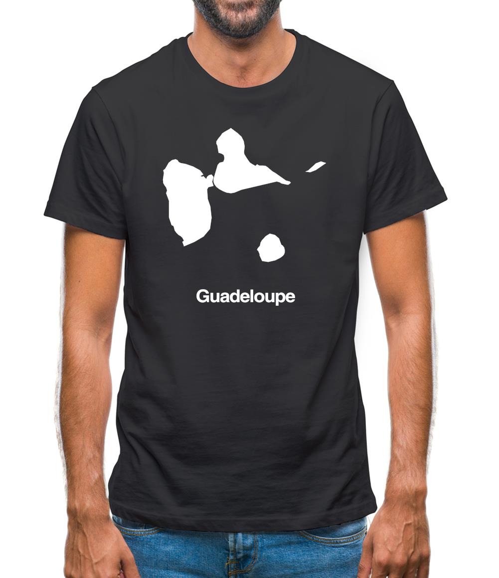 Guadeloupe Silhouette Mens T-Shirt