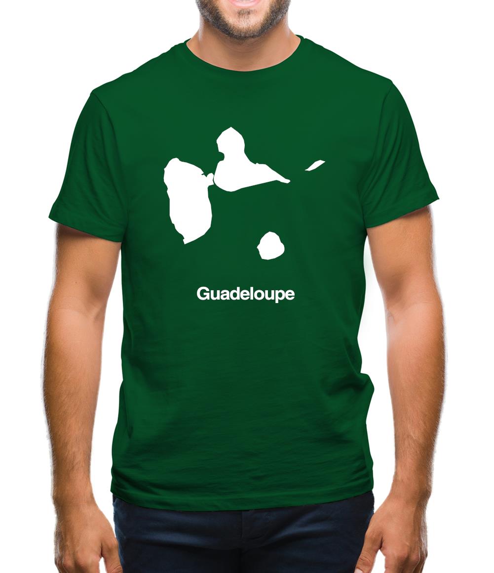 Guadeloupe Silhouette Mens T-Shirt