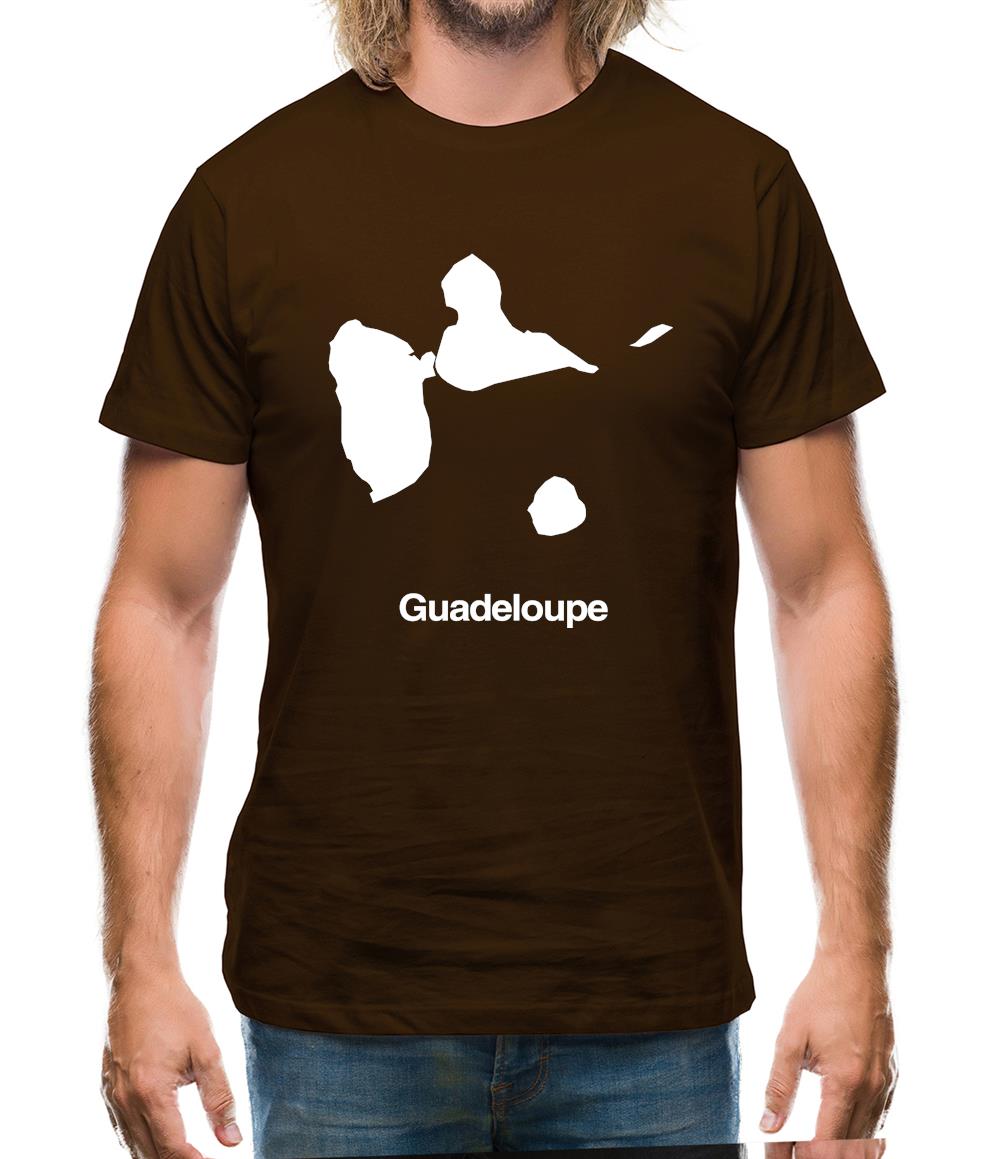 Guadeloupe Silhouette Mens T-Shirt