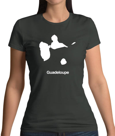 Guadeloupe Silhouette Womens T-Shirt