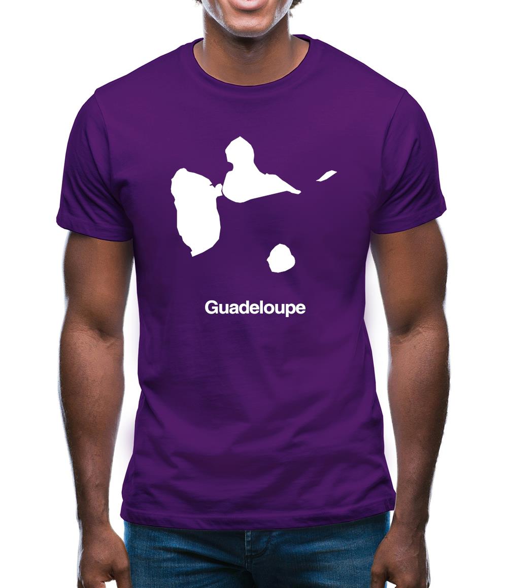 Guadeloupe Silhouette Mens T-Shirt