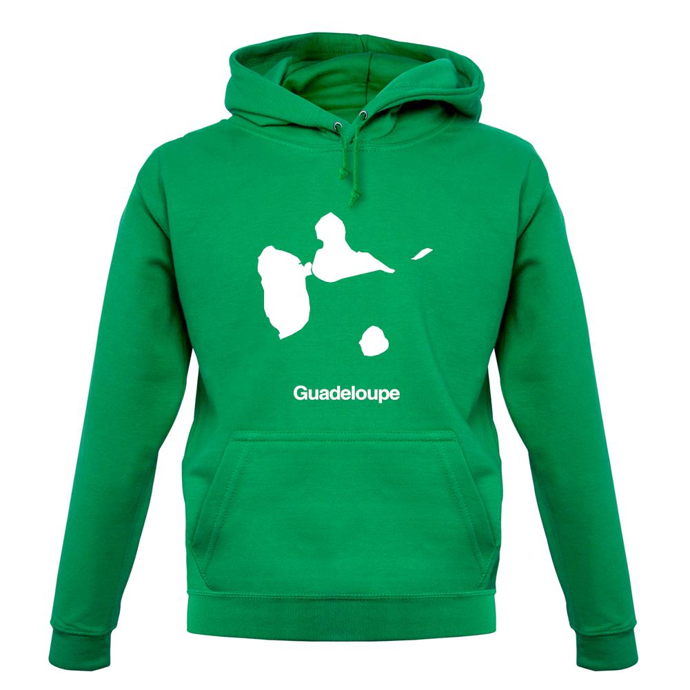 Guadeloupe Silhouette unisex hoodie