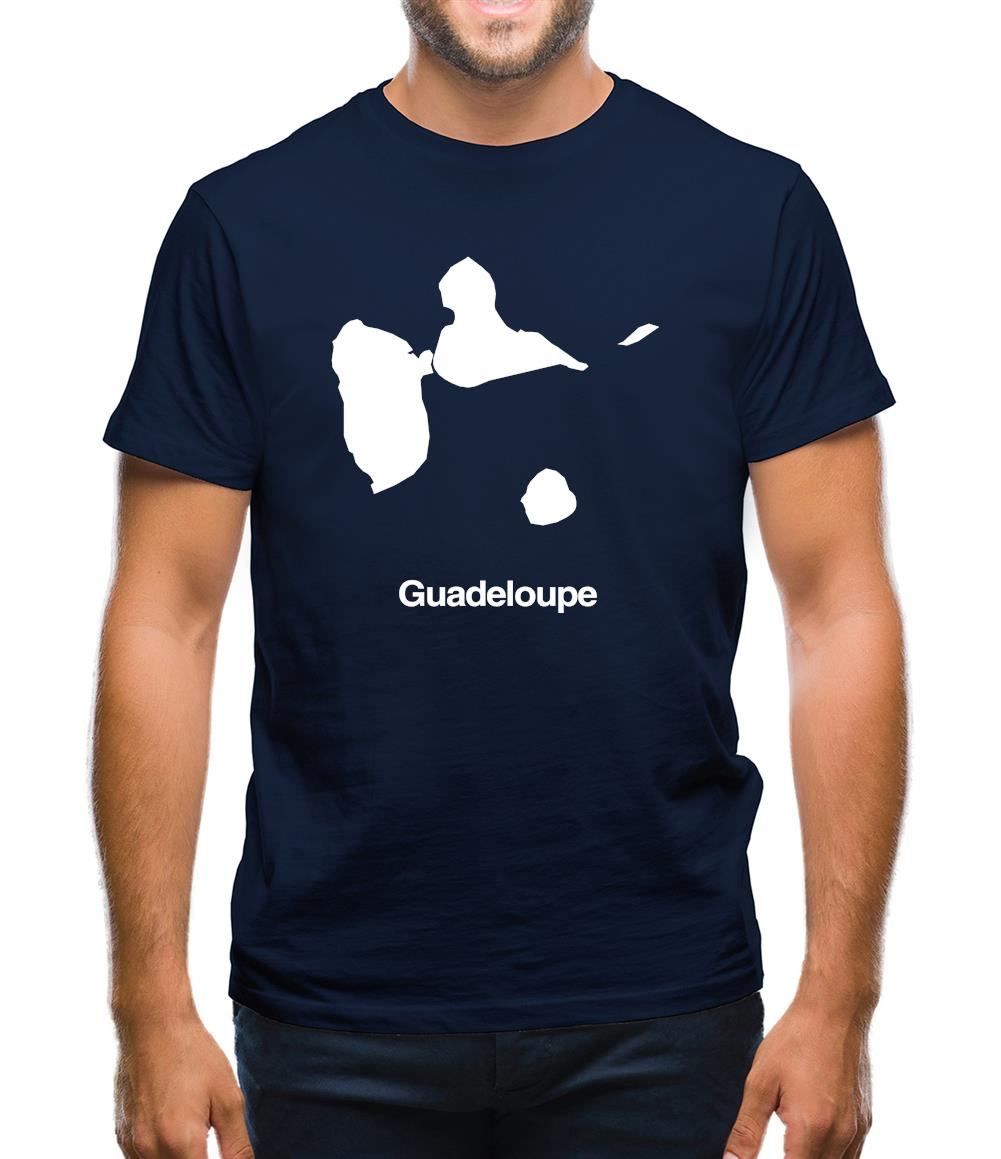 Guadeloupe Silhouette Mens T-Shirt