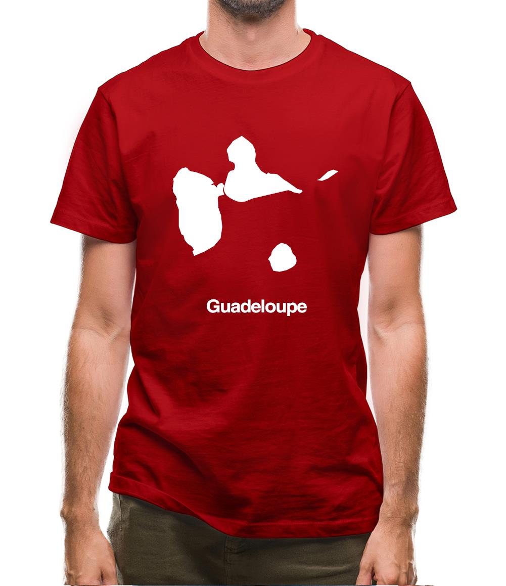 Guadeloupe Silhouette Mens T-Shirt