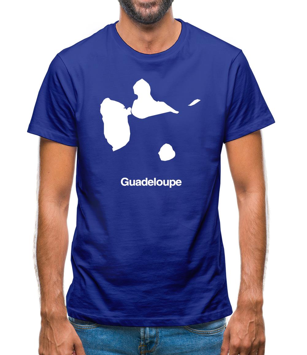 Guadeloupe Silhouette Mens T-Shirt